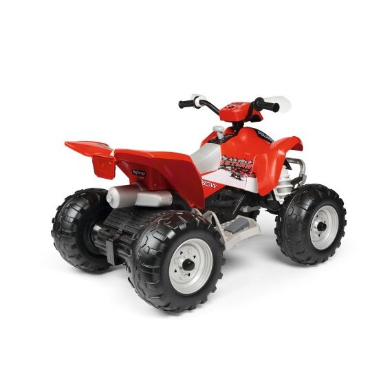 ATV Peg Perego Polaris Outlaw 330 W, 12V, 3 ani+, Negru / Rosu - poza 3 - ExclusivMAG.ro