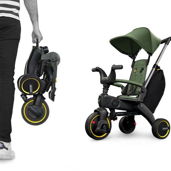 Tricicleta Doona Liki Trike S3 Desert Green, Culoare: Verde - poza 3 - ExclusivMAG.ro