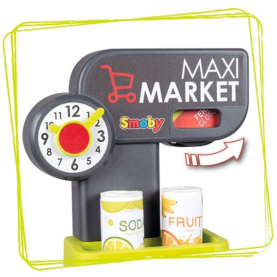 Magazin pentru copii Smoby Maxi Market cu 50 accesorii - poza 5 - ExclusivMAG.ro
