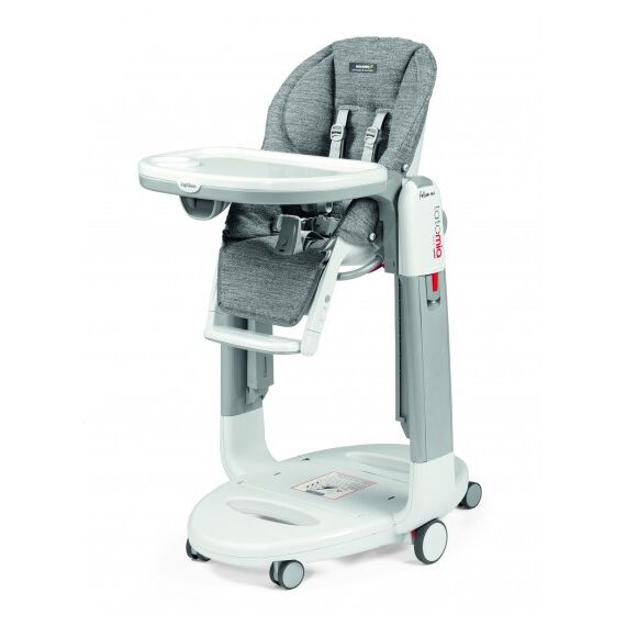 Scaun De Masa 3 in 1 Peg Perego, Tatamia Follow Me, WonderGrey, 0 - 15 Kg, Culoare: Gri  - ExclusivMAG.ro