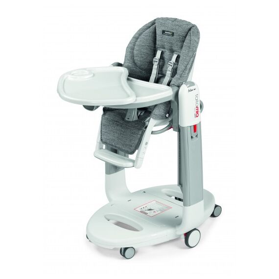 Scaun De Masa 3 in 1 Peg Perego, Tatamia Follow Me, WonderGrey, 0 - 15 Kg, Culoare: Gri - poza 5 - ExclusivMAG.ro