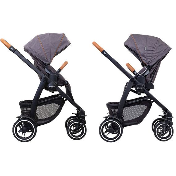 Carucior Graco Evo XT Iron, Culoare: Gri - poza 5 - ExclusivMAG.ro