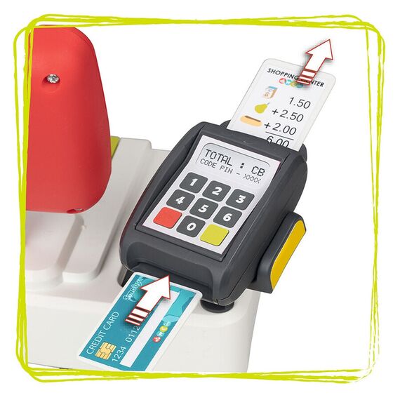 Magazin pentru copii Smoby Maxi Market cu 50 accesorii - poza 9 - ExclusivMAG.ro