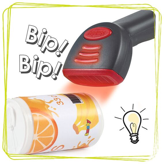 Magazin pentru copii Smoby Maxi Market cu 50 accesorii - poza 10 - ExclusivMAG.ro