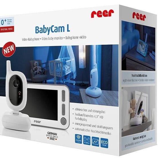 Video monitor digital pentru bebelusi Reer BabyCam L 80430 - poza 5 - ExclusivMAG.ro