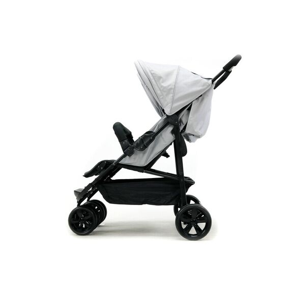 Carucior sport pentru gemeni Asalvo DOUBLE DINAMIC Anthracite, Culoare: Alb/Gri - poza 4 - ExclusivMAG.ro