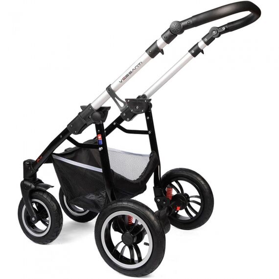 Carucior Crooner Prestige 3 in 1 Light Gray Vessanti, Culoare: Gri deschis - poza 5 - ExclusivMAG.ro