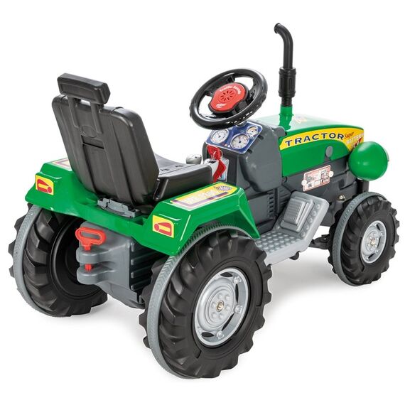 Tractor electric Pilsan SUPER 12V Verde, Culoare: Verde - poza 2 - ExclusivMAG.ro