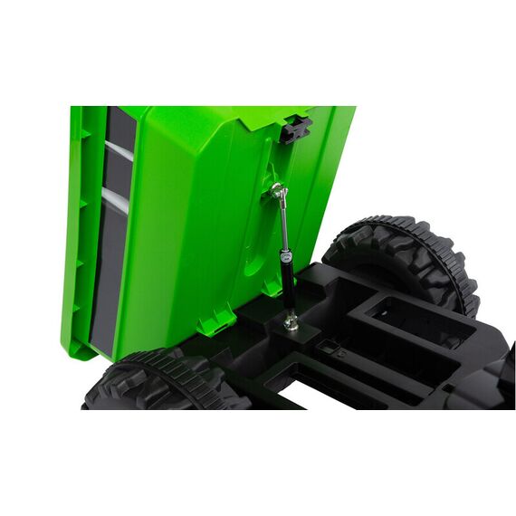 Tractor electric cu remorca si telecomanda Toyz HECTOR 12V Verde, Culoare: Verde - poza 8 - ExclusivMAG.ro