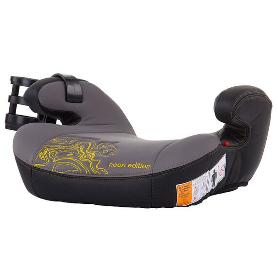 Inaltator auto Chipolino Archie EasyFix asphalt, Culoare: Gri/Negru, Grupa: 22-36kg (6 ani - 12 ani)  - ExclusivMAG.ro