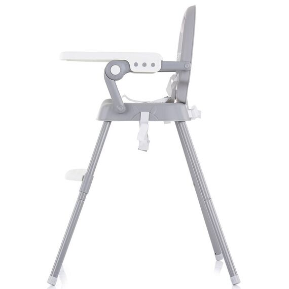 Scaun de masa Chipolino Bonbon 3 in 1 grey, Culoare: Gri - poza 3 - ExclusivMAG.ro