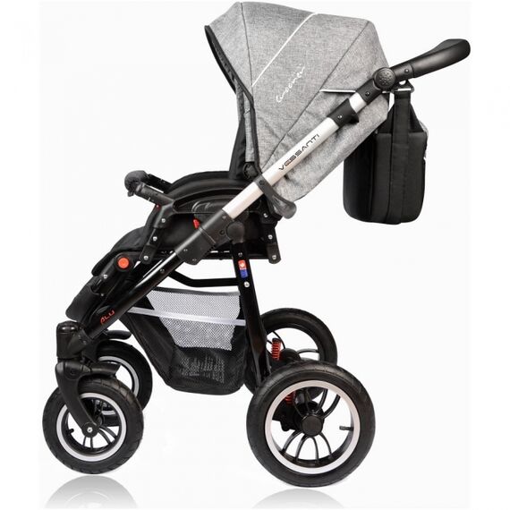 Carucior Vessanti Crooner Prestige 2 In 1 Gray, Culoare: Gri - poza 4 - ExclusivMAG.ro