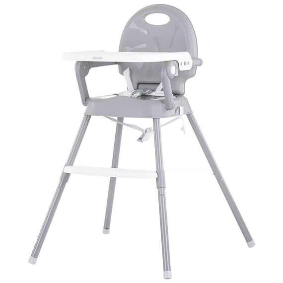 Scaun de masa Chipolino Bonbon 3 in 1 grey, Culoare: Gri - poza 2 - ExclusivMAG.ro