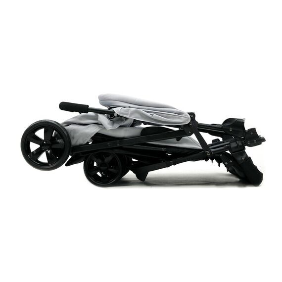 Carucior sport pentru gemeni Asalvo DOUBLE DINAMIC Anthracite, Culoare: Alb/Gri - poza 7 - ExclusivMAG.ro