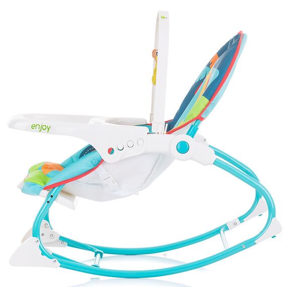 Scaunel balansoar Chipolino Enjoy blue, Culoare: Turcoaz - poza 4 - ExclusivMAG.ro