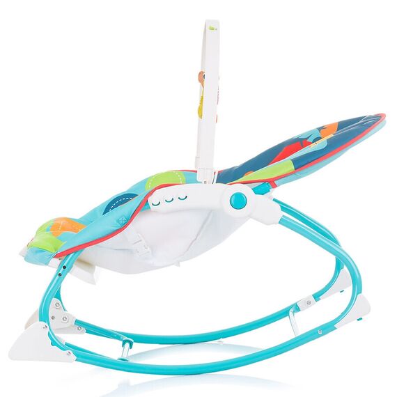 Scaunel balansoar Chipolino Enjoy blue, Culoare: Turcoaz - poza 6 - ExclusivMAG.ro