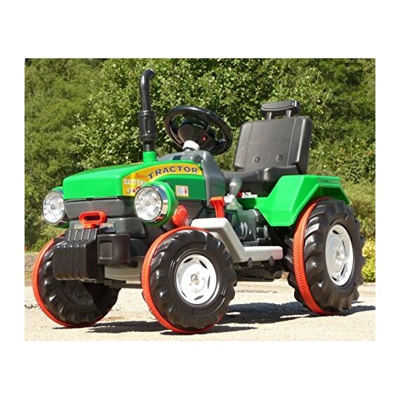Tractor electric Pilsan SUPER 12V Verde, Culoare: Verde - poza 4 - ExclusivMAG.ro