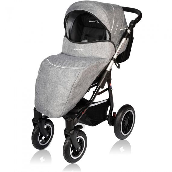 Carucior Vessanti Crooner Prestige 2 In 1 Gray, Culoare: Gri - poza 2 - ExclusivMAG.ro
