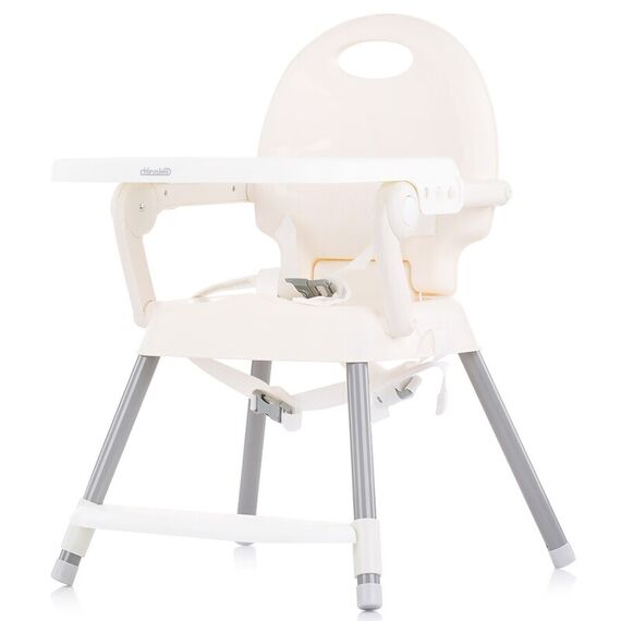 Scaun de masa Chipolino Bonbon 3 in 1 ivory, Culoare: Crem - poza 5 - ExclusivMAG.ro