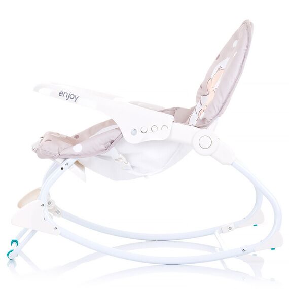 Scaunel balansoar Chipolino Enjoy beige, Culoare: Crem - poza 3 - ExclusivMAG.ro