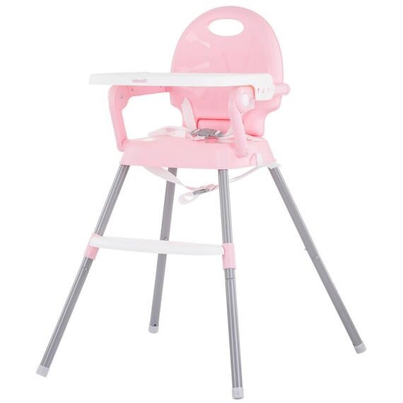 Scaun de masa Chipolino Bonbon 3 in 1 pink, Culoare: Roz  - ExclusivMAG.ro