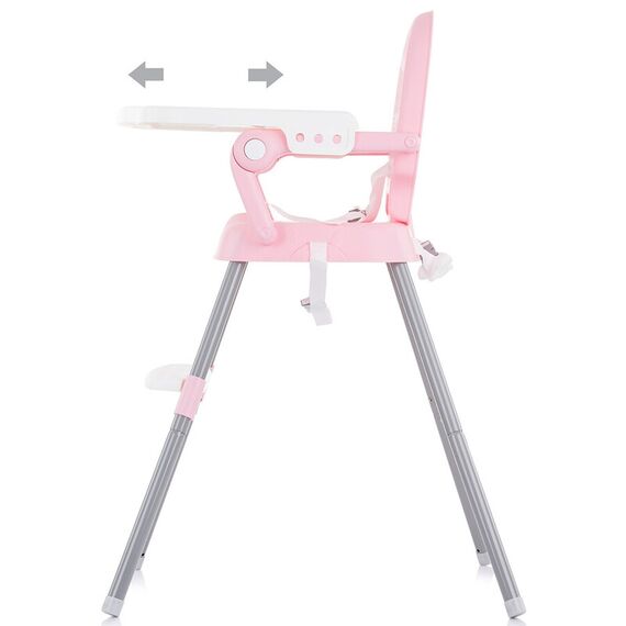 Scaun de masa Chipolino Bonbon 3 in 1 pink, Culoare: Roz - poza 4 - ExclusivMAG.ro