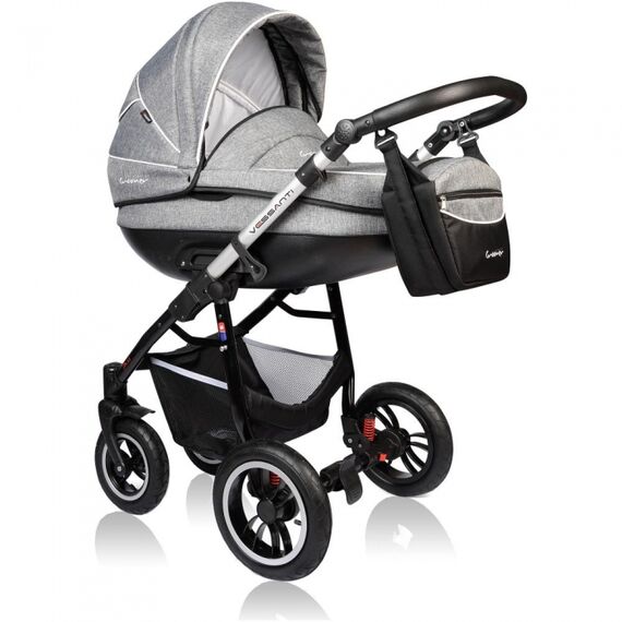Carucior Vessanti Crooner Prestige 2 In 1 Gray, Culoare: Gri - poza 5 - ExclusivMAG.ro