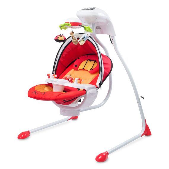 Leagan electric Caretero BUGIES Red, Culoare: Rosu  - ExclusivMAG.ro