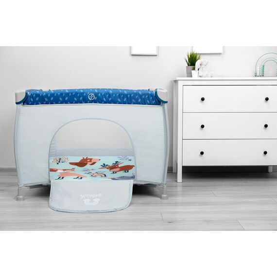 Tarc de joaca Caretero HOLIDAY 100x100cm Albastru, Culoare: Albastru - poza 8 - ExclusivMAG.ro