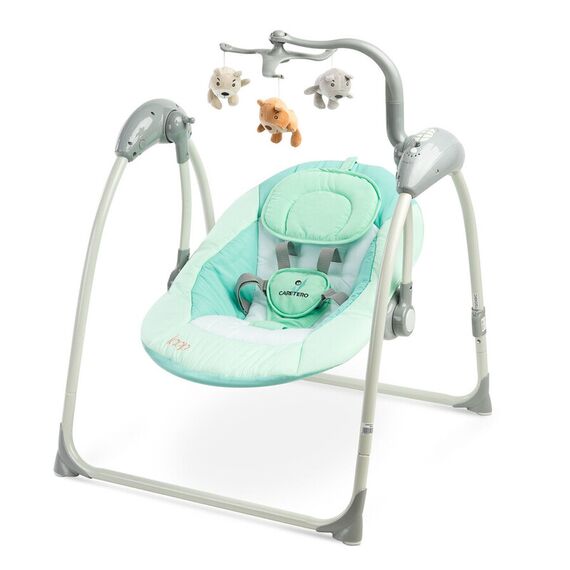 Leagan electric cu telecomanda Caretero LOOP Mint, Culoare: Turcoaz  - ExclusivMAG.ro