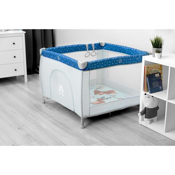 Tarc de joaca Caretero HOLIDAY 100x100cm Albastru, Culoare: Albastru - poza 6 - ExclusivMAG.ro