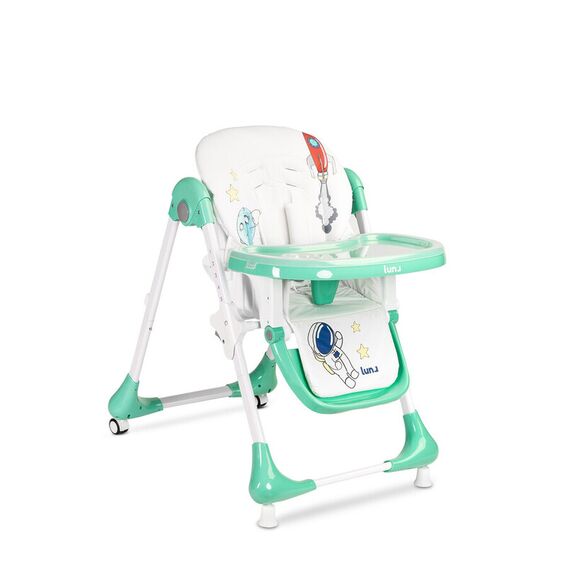 Scaun de masa Caretero LUNA Mint, Culoare: Turcoaz - poza 4 - ExclusivMAG.ro