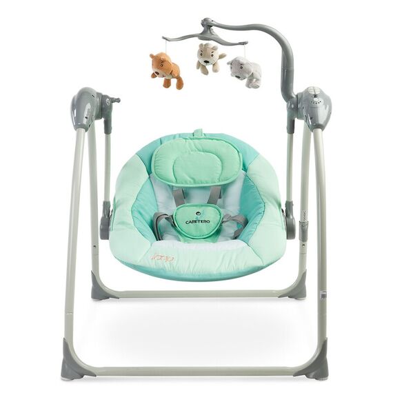 Leagan electric cu telecomanda Caretero LOOP Mint, Culoare: Turcoaz - poza 8 - ExclusivMAG.ro