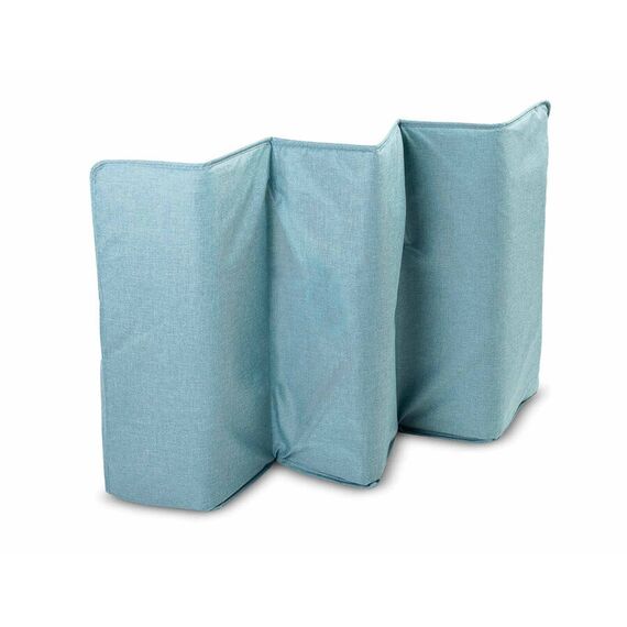 Patut pliant cu etaj intermediar Caretero BASIC PLUS Blue, Culoare: Blue, Dimensiuni: 120x60 - poza 8 - ExclusivMAG.ro