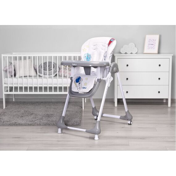 Scaun de masa Caretero LUNA Grey, Culoare: Gri - poza 8 - ExclusivMAG.ro