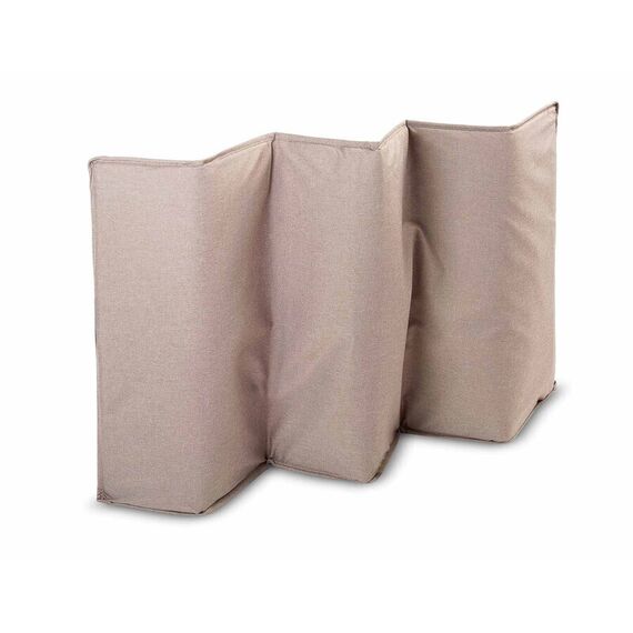 Patut pliant cu etaj intermediar Caretero BASIC PLUS Beige, Culoare: Crem, Dimensiuni: 120x60 - poza 8 - ExclusivMAG.ro