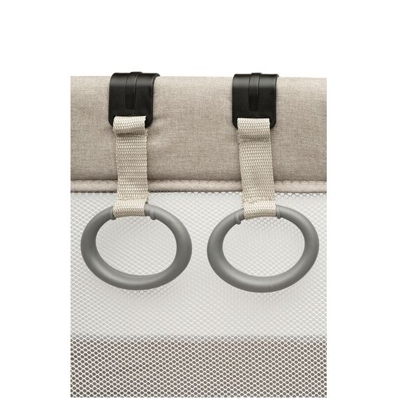 Tarc de joaca 83x83 cm Caretero QUADRA Maro, Culoare: Crem - poza 5 - ExclusivMAG.ro