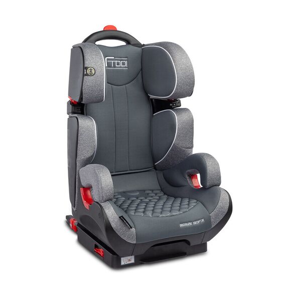 Scaun auto Caretero FRODI Isofix 15-36 Kg Gri, Culoare: Gri, Grupa: 15-36kg (4 ani - 12 ani) - poza 3 - ExclusivMAG.ro
