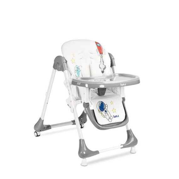 Scaun de masa Caretero LUNA Grey, Culoare: Gri - poza 5 - ExclusivMAG.ro