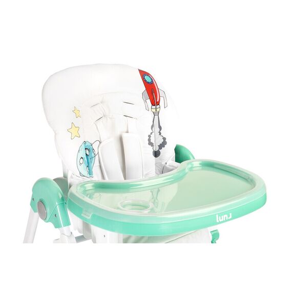 Scaun de masa Caretero LUNA Mint, Culoare: Turcoaz - poza 6 - ExclusivMAG.ro