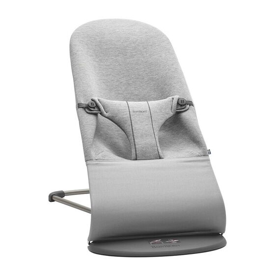 Balansoar BabyBjorn Bliss Light Grey, 3D Jersey, cu bara de jucarii - poza 2 - ExclusivMAG.ro