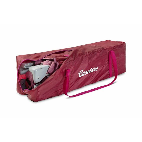 Patut pliant cu etaj intermediar Caretero BASIC PLUS Lavenda, Culoare: Mov, Dimensiuni: 120x60 - poza 8 - ExclusivMAG.ro