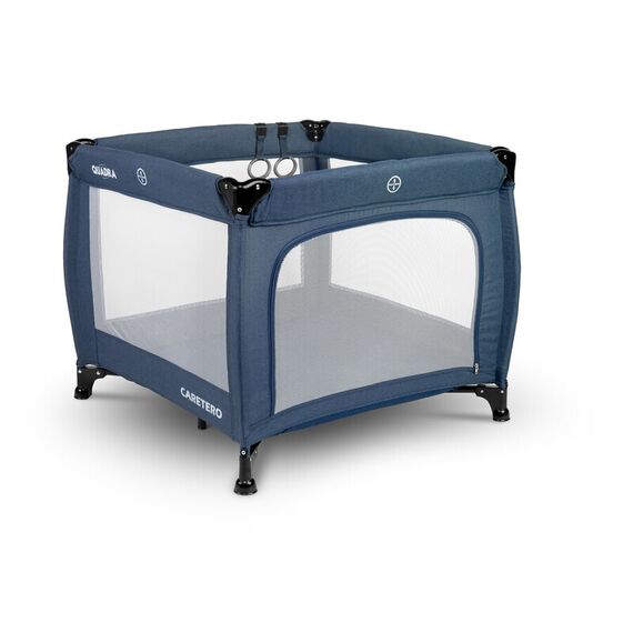 Tarc de joaca 83x83 cm Caretero QUADRA Albastru, Culoare: Albastru  - ExclusivMAG.ro