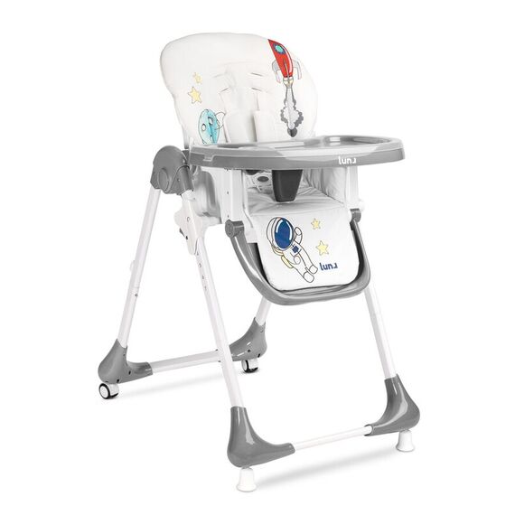 Scaun de masa Caretero LUNA Grey, Culoare: Gri - poza 3 - ExclusivMAG.ro