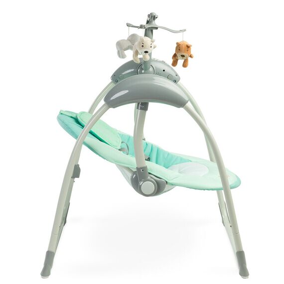 Leagan electric cu telecomanda Caretero LOOP Mint, Culoare: Turcoaz - poza 3 - ExclusivMAG.ro