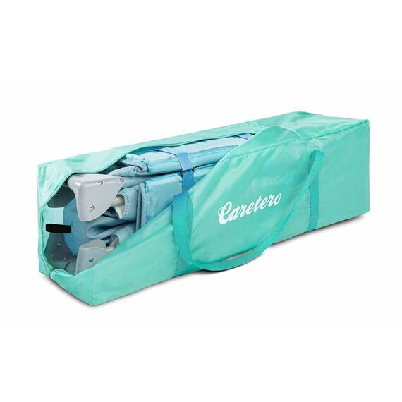 Patut pliant cu etaj intermediar Caretero BASIC PLUS Blue, Culoare: Blue, Dimensiuni: 120x60 - poza 5 - ExclusivMAG.ro