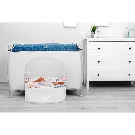 Tarc de joaca Caretero HOLIDAY 100x100cm Gri, Culoare: Gri - poza 7 - ExclusivMAG.ro