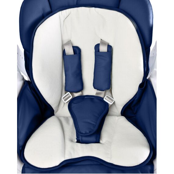 Scaun de masa cu leagan electric Caretero INDIGO 2 in 1 Navy, Culoare: Albastru - poza 4 - ExclusivMAG.ro