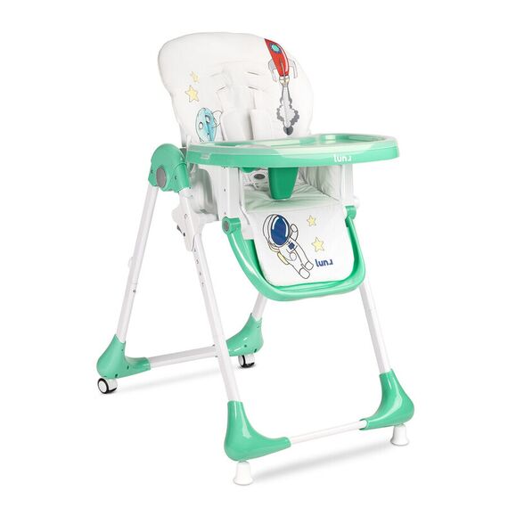 Scaun de masa Caretero LUNA Mint, Culoare: Turcoaz - poza 3 - ExclusivMAG.ro