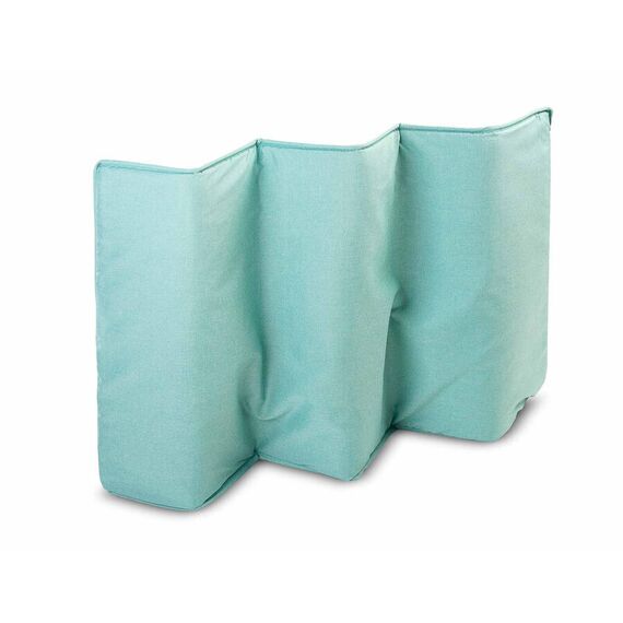 Patut pliant cu etaj intermediar Caretero BASIC PLUS Mint, Culoare: Turcoaz, Dimensiuni: 120x60 - poza 8 - ExclusivMAG.ro